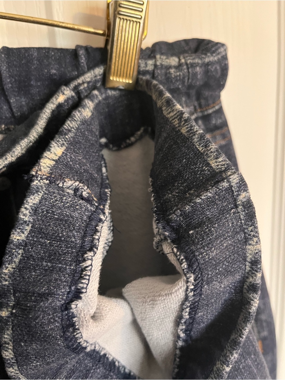 Rag & Bone Miramar French Terry Cotton Sweatpant Illusion Jeans Size Large - Picture 13 of 16